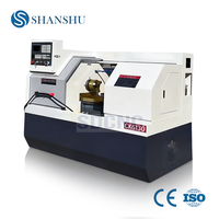 Torno CNC Horizontal de Alta Precisión CK6130, 300 mm de Diámetro de Torneado, Motor FANUC/ Control CNC para Torneado de Piezas Metálicas de Trabajo Mediano