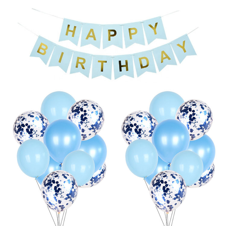 Palloncino blu bandiera blu 15/set