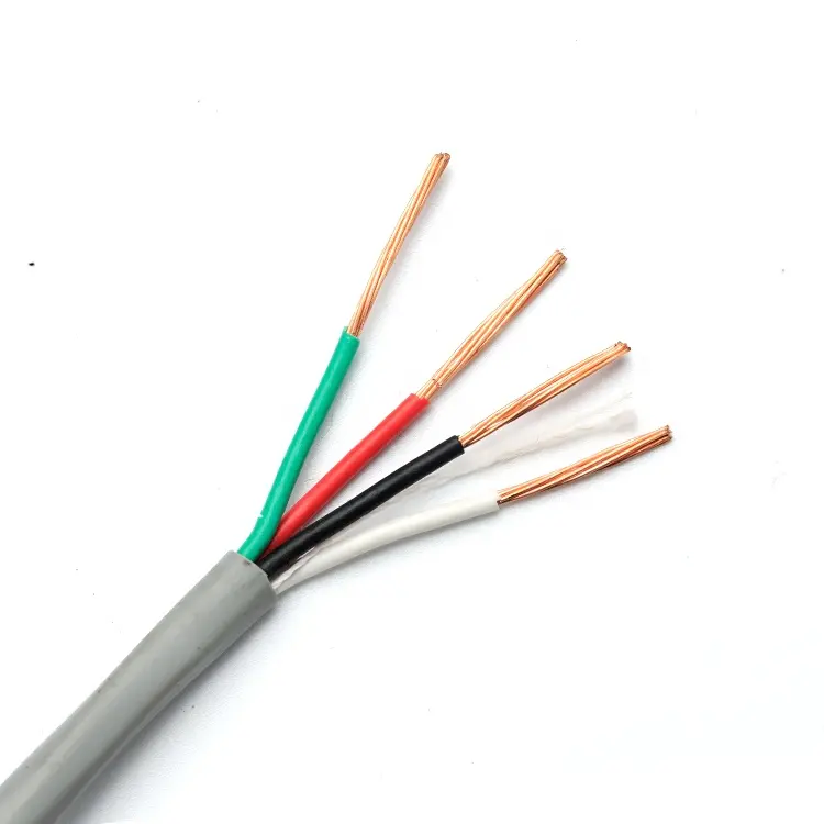 AWG Copper Vòng 2/4/6/8 Lõi Conductor PVC Cách Nhiệt Màu Màu Trắng Trong Suốt Speaker Cable Dây