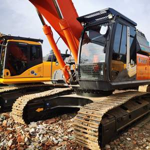 Excavatrice hydraulique Hitachi ZX360H 36T d'occasion à faible nombre d'heures, d'origine japonaise, avec accessoire de pince, certifiée CE, et brise-roche - Product Image 1