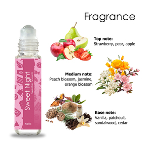 Logotipo personalizado Eau De Toilette <span class=keywords><strong>Perfume</strong></span> corporal Aceite esencial Roll-on Fresa Jazmín Dulce Floral Fruto Feromona Perfumes - Product Image 3