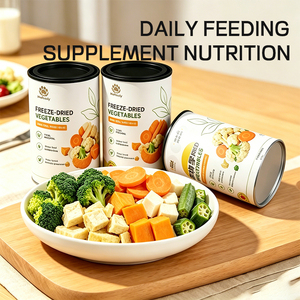 Suministro a Granel <span class=keywords><strong>de</strong></span> Vegetales Liofilizados <span class=keywords><strong>de</strong></span> Alta Calidad OEM para Alimento <span class=keywords><strong>de</strong></span> Mascotas (Perros y Gatos) con Múltiples Sabores Vegetales - Product Image 2