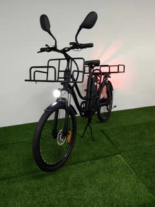 26 "* 1.95 bánh xe 500W 48V 20Ah 50 km/h khung hợp kim nhôm đầy đủ hệ thống treo <span class=keywords><strong>7</strong></span> tốc độ điện hàng hóa Xe đạp điện Giao hàng xe đạp - Product Image 3