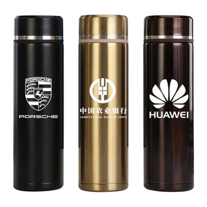 Taza Aislada al Vacío de Acero Inoxidable 304, Cuerpo Recto, Negra, Regalo Empresarial, Portátil, con Logotipo Personalizable - Product Image 3