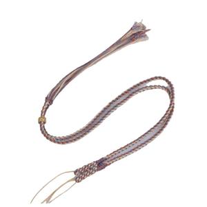 Ожерелье ручной работы из хлопкового шнура с подвесками из бриллиантов, пчелиного воска и нефрита для создания индивидуального стиля - Product Image 5