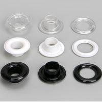 Oeillets ovales transparents en plastique Oeillets ovales en caoutchouc