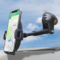 Support de téléphone de voiture ABS de nouvelle conception APPS2CAR, ventouse pour tableau de bord, montage universel pour téléphone portable, camion, véhicule, gadgets automobiles