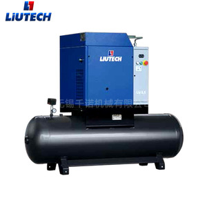 เครื่องอัดอากาศแบบสกรู Liutech รุ่น LU11 8TM ระบบหล่อลื่นด้วยน้ำมัน สำหรับอุตสาหกรรม แบบติดตั้งถาวร ระบายความร้อนด้วยอากาศ - Product Image 2