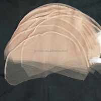 Filet en dentelle HD suisse de qualité supérieure pour la fabrication de perruques et les bonnets de perruque, filet de fermeture en dentelle HD transparente véritable