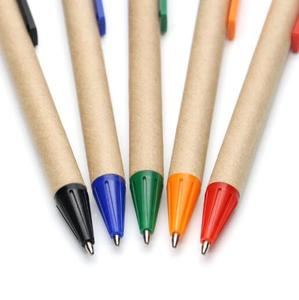 Stylo à bille en papier recyclé Stylo en papier kraft écologique pour la promotion - Product Image 3