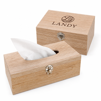 Boîte à mouchoirs en bois personnalisée, porte-serviettes en bois pour la maison, l'hôtel, le bureau, la salle de bain, vente en gros OEM
