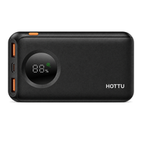 Chargeur portable HOTTU 10000mAh avec écran LED USB C USB A pour tablette et usage professionnel