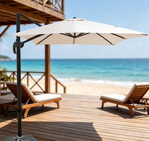 Ombrellone a braccio laterale quadrato UPLION per impieghi gravosi, per bordo piscina, uso commerciale, terrazza, hotel, <span class=keywords><strong>giardino</strong></span> - Product Image 3