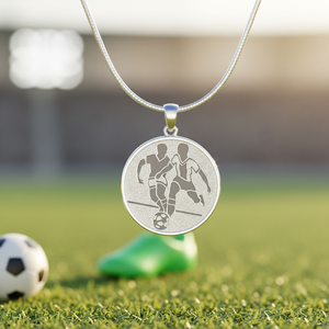 Ciondolo e Charm a Forma di Pallone da Calcio D=25mm - Product Image 3