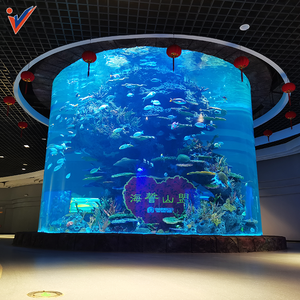Hoge Kwaliteit Gegoten Transparant Oceanarium Pmma Aquaria Acryl Buis Voor <span class=keywords><strong>Aquarium</strong></span> Blad Acryl Low Noise - Product Image 1