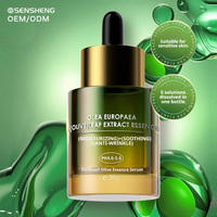Sérum Visage Hydratant Éclaircissant à l'Oleuropeine de Feuille d'Olivier Nouvelle Formule 30ml, Logo Personnalisé, Apaisant pour Femmes - Meilleure Vente