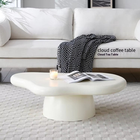 Style nordique calme crème vent nuage Table basse concepteur petit appartement lumière luxe moderne Simple salon maison Table à thé