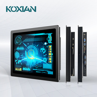 PC industriel tactile 15,6 pouces avec système d'exploitation Windows, refroidissement par ventilateur, processeur I7, DDR4, DDR3, RS232, RS485