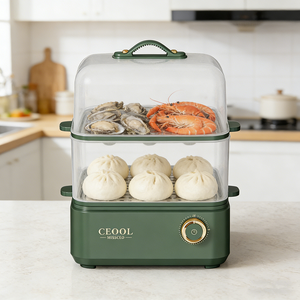 เครื่องต้มไข่มัลติฟังก์ชั่น, เครื่องต้มไข่ไฟฟ้าไข่น้ำพุร้อนไข่ลวกทำคัสตาร์ดไข่ - Product Image 2