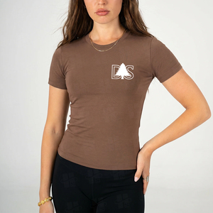 Camiseta de Verano Personalizada con Bordado Plano, 250 g/m², Corte Ajustado, para Mujer, Absorbente de Humedad, Algodón Peinado con Spandex - Product Image 2