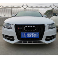 Veidt pour Audi A4 – Cadre de phare antibrouillard RS4 modifié, modèle A4B8 09-12, grille de couverture de phare antibrouillard nid d'abeille améliorée
