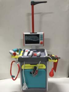 बच्चों के लिए डॉक्टर किट 3-5 बच्चों के लिए डॉक्टर किट की पोशाक, स्टेथोस्कोप और थर्मामीटर के साथ खिलौने - Product Image 5