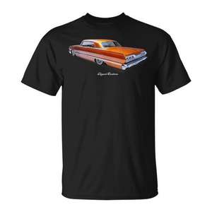 Maglietta 1963 Impala Motown Low Rider Kustom Lead Sled Hot Rod Muscle Tank Top - Product Image 1