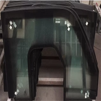 4mm 5mm Gehärtetes Autoglas mit Schwarzem Siebdruck-Rand für Transporter- und Busfenster