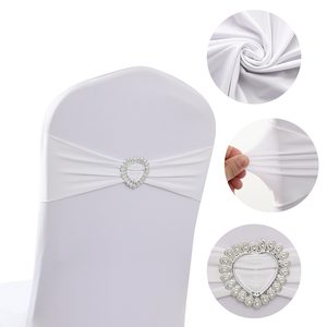 Fundas Elásticas <span class=keywords><strong>para</strong></span> Sillas con Hebilla en Forma <span class=keywords><strong>de</strong></span> Corazón, <span class=keywords><strong>Bandas</strong></span> Elásticas <span class=keywords><strong>para</strong></span> Sillas sin Lazos <span class=keywords><strong>para</strong></span> Decoración <span class=keywords><strong>de</strong></span> Bodas, Banquetes, <span class=keywords><strong>Fiestas</strong></span> y Eventos, Venta al por Mayor - Product Image 2