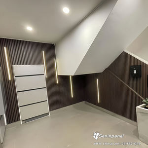 Holzpaneele für Wände Schalldämmende Holzlatten-Wandpaneele für Innenraumgestaltung Geräuschreduzierende Holz-Akustikwandpaneele - Product Image 6