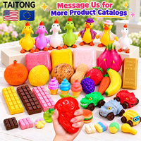 Jouets Squishy à presser, livraison rapide, achat individuel, Jumbo-Squishies, Big Squishies, Fresa Carrot Crunchy, Jumbo Cat Squishy Toys