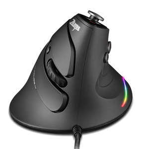 ZELOTES accesorios de computadora calientes Programable RGB Ergonomía Recargable Vertical Rocker Wired Gaming <span class=keywords><strong>Mouse</strong></span> - Product Image 1