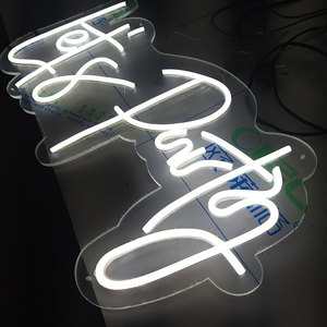 Custom <strong>Neon</strong> Light <strong>Sign</strong> Led Alphabet Letters <strong>Lets</strong> <strong>Party</strong> <strong>Sign</strong> Making Led <strong>Neon</strong> <strong>Sign</strong> Lighting Decoration for Events - Product Image 1