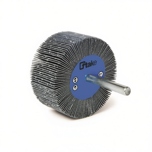 แผ่นขัดกระดาษทรายแบบวงล้อ 80x20 มม. แกน 6 มม. ความหยาบ 120 กริต สำหรับงานเจียร - Product Image 2