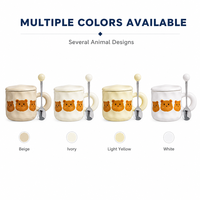 Nouvelle Arrivée Tasse à petit-déjeuner à motif ours pour présentation en magasin Impression personnalisée Prix pour commande en gros Prêt à expédier