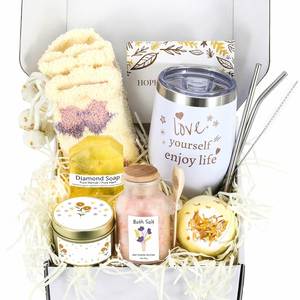 2023 Unique Birthday Gifts for Women Thank You Gift Basket Ideas for Mom Female Friends <b>Enchanting</b> Spa Gift Set for Christmas - Product Image 1