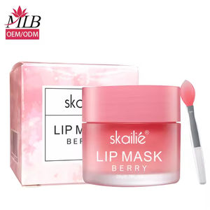 Private Label Custom Logo Aardbei Berry Collageen Hydraterende Lichte Lip Lijnen Jelly Lipmasker Lip Slaapmasker - Product Image 3