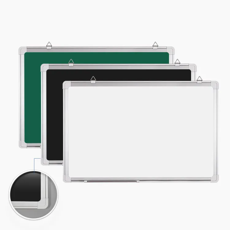 Kantoor Standaard Whiteboard Abs Plastic Hoek Whiteboard Magnetisch Droog Wissen Whiteboard Voor School