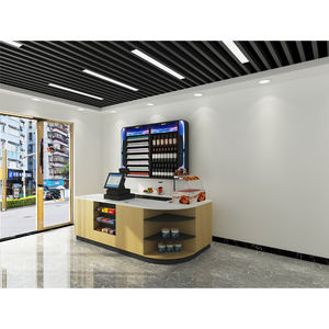 Estantes de tienda de licor de alta gama, expositor de madera para vino, góndola, tienda de vino - Product Image 2