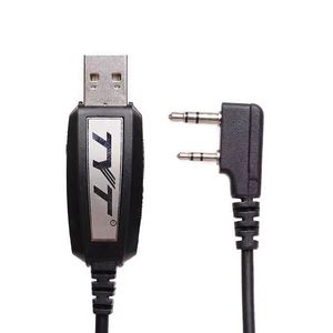 Tyt Dmr Digital Two Way Radio Programming <b>Cable</b> For Md 380 390 Handheld Radio With Usb And Audio Jack Connectors - Product Image 1
