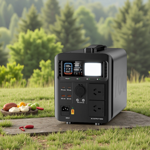 Giá cả phải chăng 700W 1200W xách tay năng lượng mặt trời Máy phát điện AC/năng lượng mặt trời/xe sạc cho cắm trại trường hợp khẩn cấp du lịch năng lượng mặt trời nhà máy điện - Product Image 1