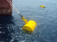 Fournitures marines : Bouée d'amarrage flottante en acier à vendre, avec plan CAO de précision, compatible avec les pontons en acier de dragage