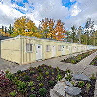 FLKT Villa Modulaire Préfabriquée Économique en Gros Prête à l'Expédition, Maison Conteneur Pliante et Cabine Compacte