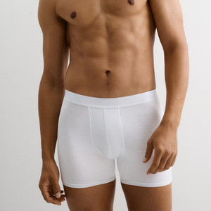 Calzoncillos bóxer transpirables para hombre en tela rica en algodón con ajuste ceñido y abertura de pierna sin costuras para mayor comodidad. - Product Image 2