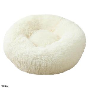 Offre Spéciale lit en peluche pour animaux de compagnie longue laine ronde chien maison chat tapis lavable chat lit pour quatre saisons livraison directe chien lit pour animaux de compagnie // - Product Image 6