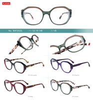 Mode haut de gamme lunettes hommes femme optique clair lunettes coloré cadre irrégulier lunettes Anti-rayonnement cadre oeil