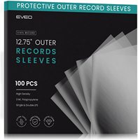 Sacs et étuis de rangement pour disques vinyles en vinyle transparent personnalisés, très vendus, pour les tourne-disques