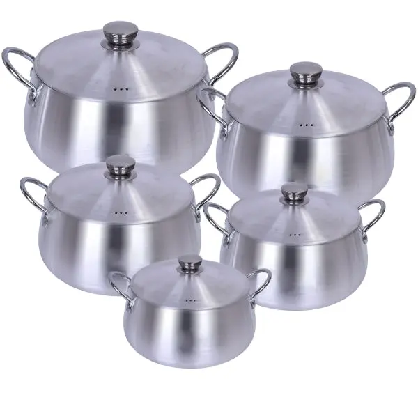 Ensemble de casseroles en aluminium pour casseroles