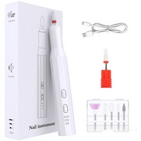 Ponceuse à ongles électrique portable de quatrième génération pour manucure, polissage et élimination des cuticules et peaux mortes