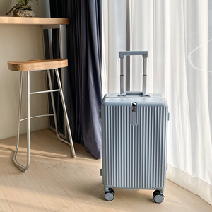 Maleta portátil ligera con ruedas, juego <span class=keywords><strong>de</strong></span> equipaje, Spinner <span class=keywords><strong>de</strong></span> moda para chicas <span class=keywords><strong>adolescentes</strong></span>, mujeres jóvenes, Bolso liso para viajar - Product Image 5